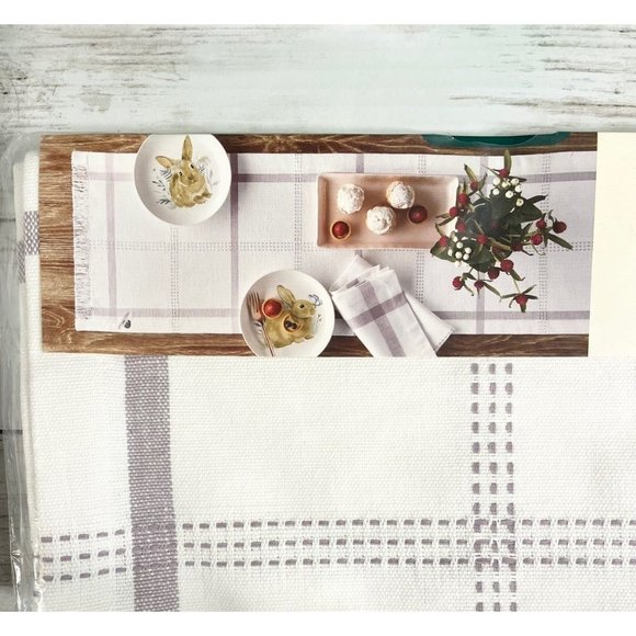 Linden Street Lavender Table Runner - Picture 3 of 3